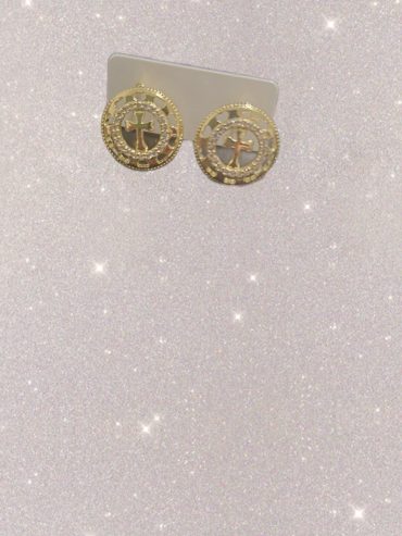 CERCEI PLACATI CU AUR 14 K
